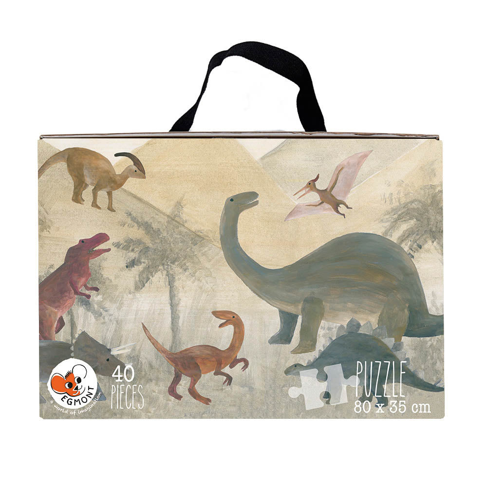Egmont Puzzle in Case Dinosaur back