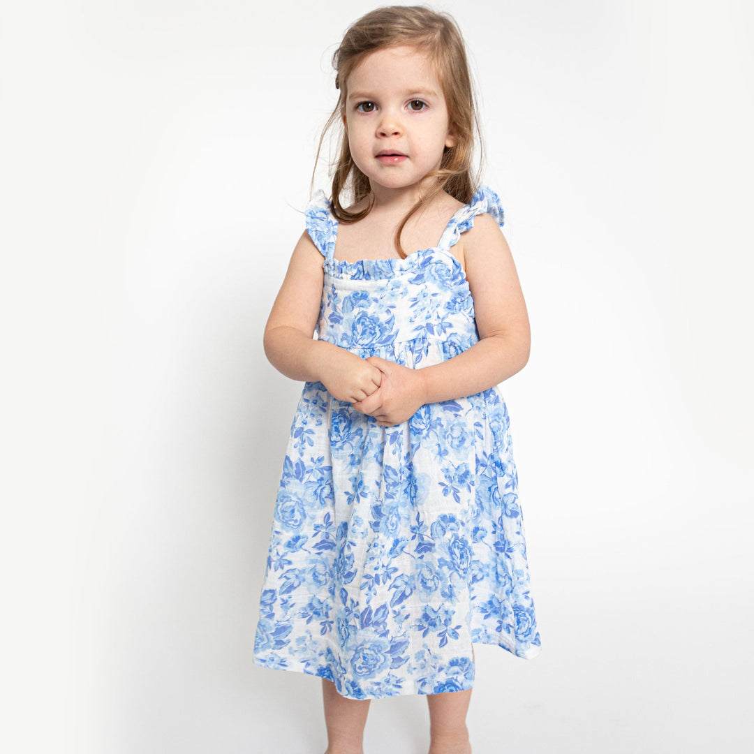 Roses in Blue Sundress