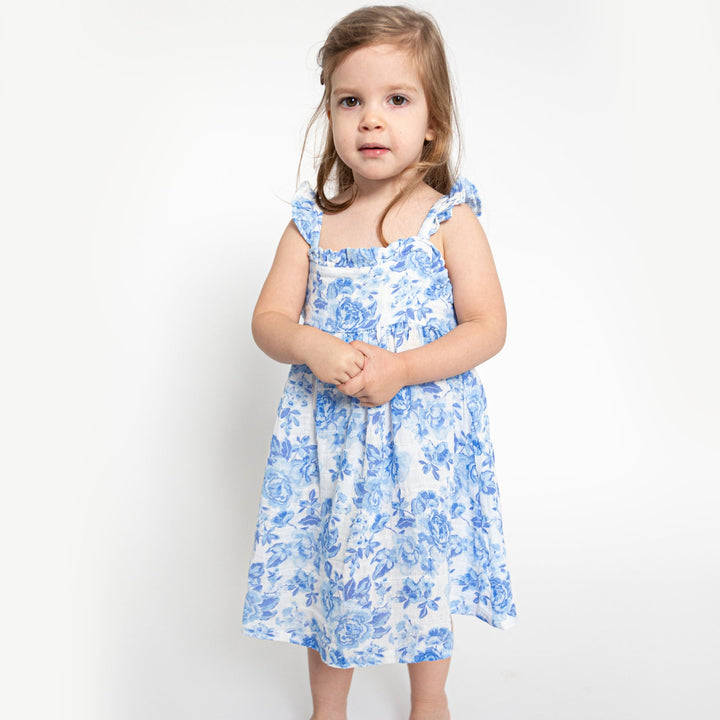 Roses in Blue Sundress