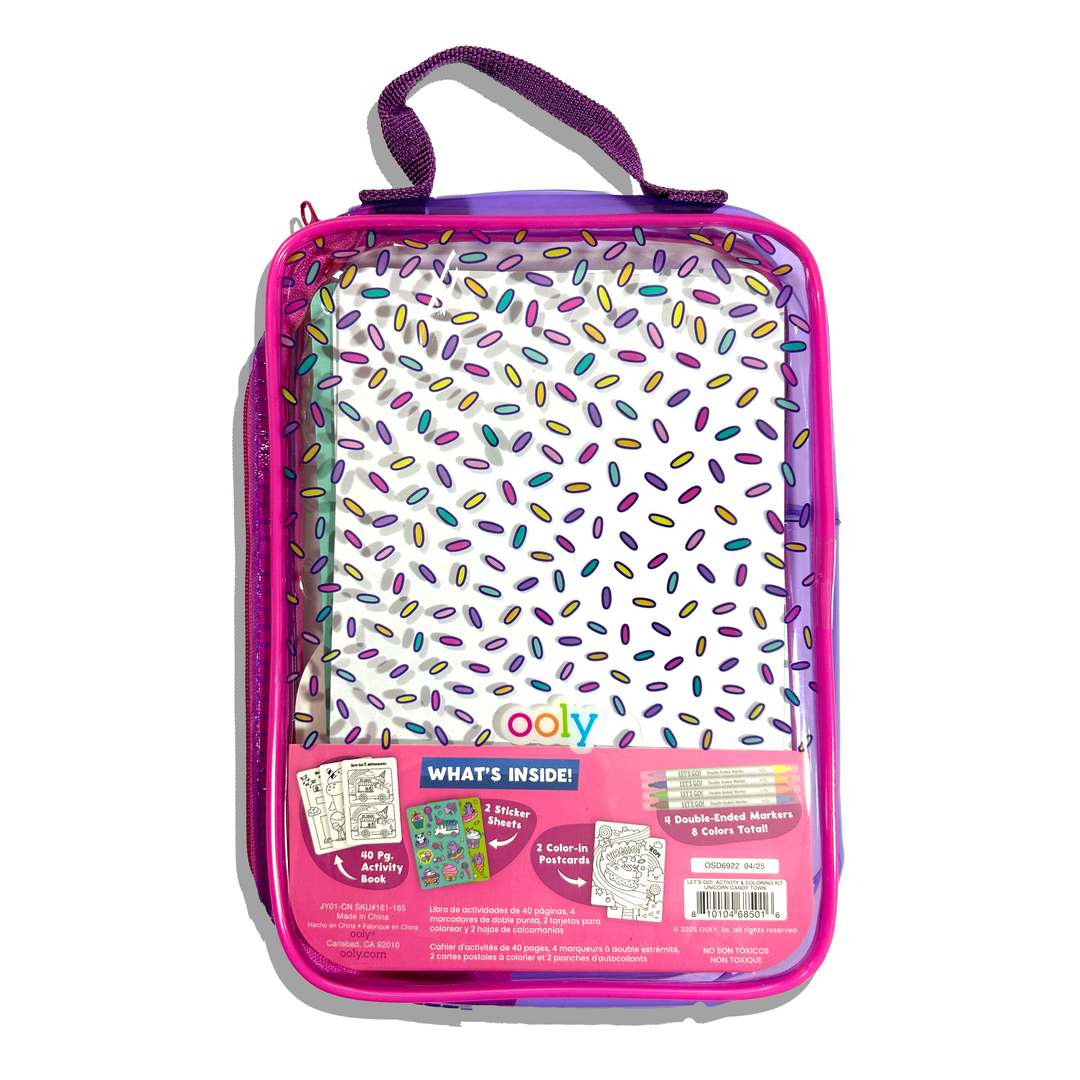 Unicorn Candy Town Activity & Coloring Kit