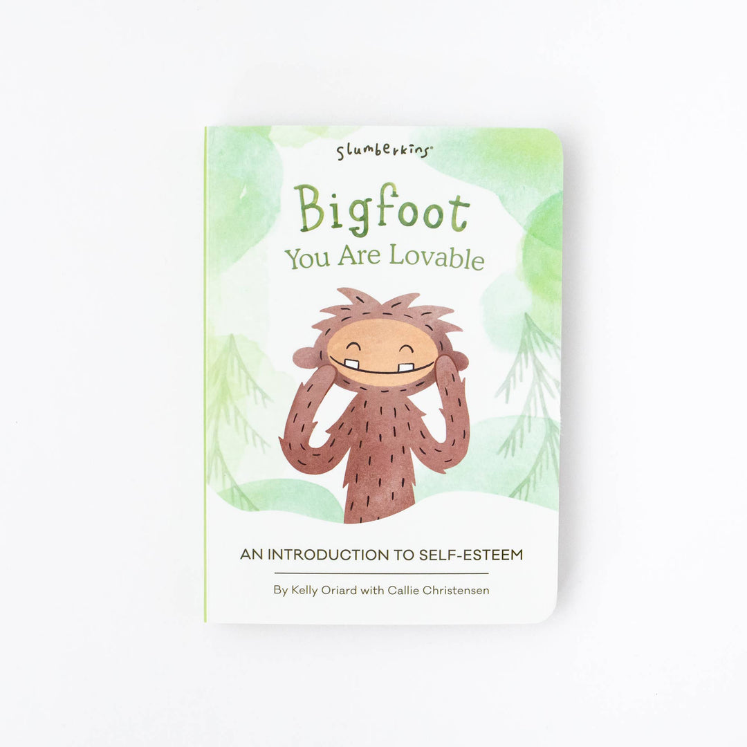 Slumberskins Bigfoot's Self Esteem Plush Snuggler Set  book
