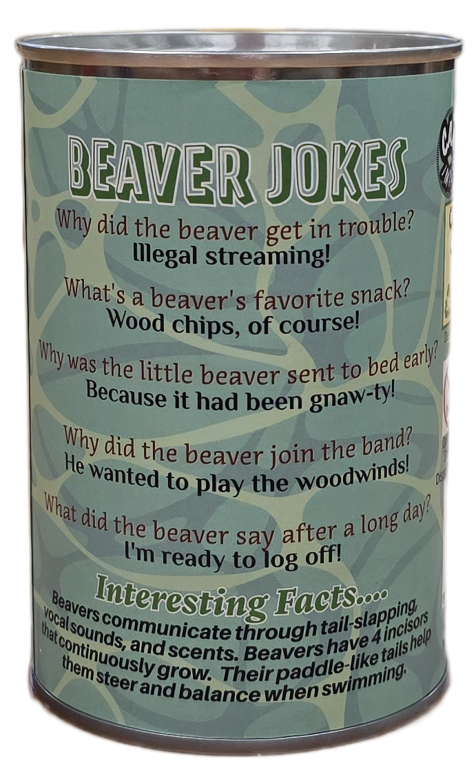 Canned Gifts Canned Beaver  jokes