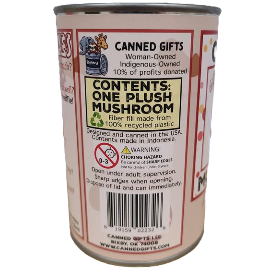Gilly Canned Mushroom can side