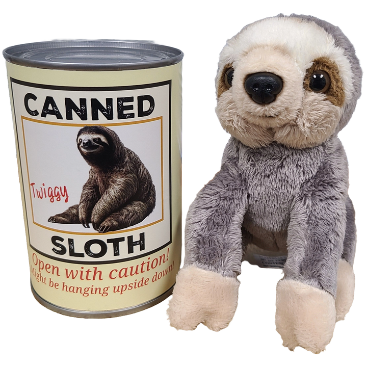 Canned Gifts Canned Sloth side