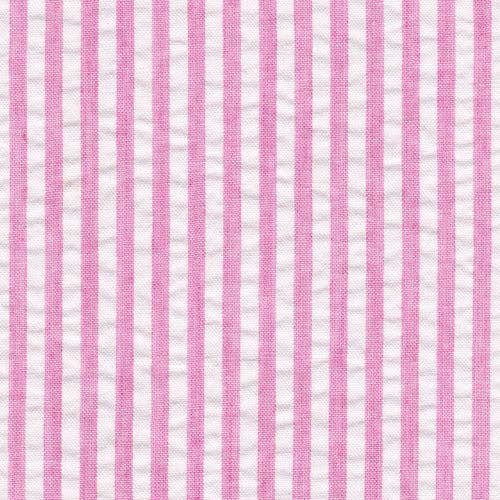 Pink Seersucker Sunhat