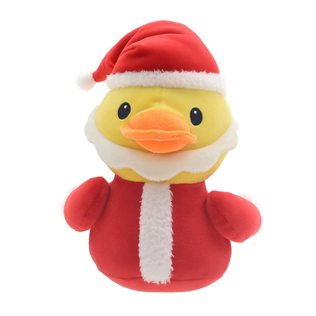 Santa Claus Plush Duck