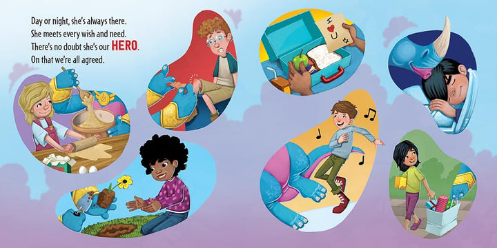 How to Catch a Mamasaurus book hero