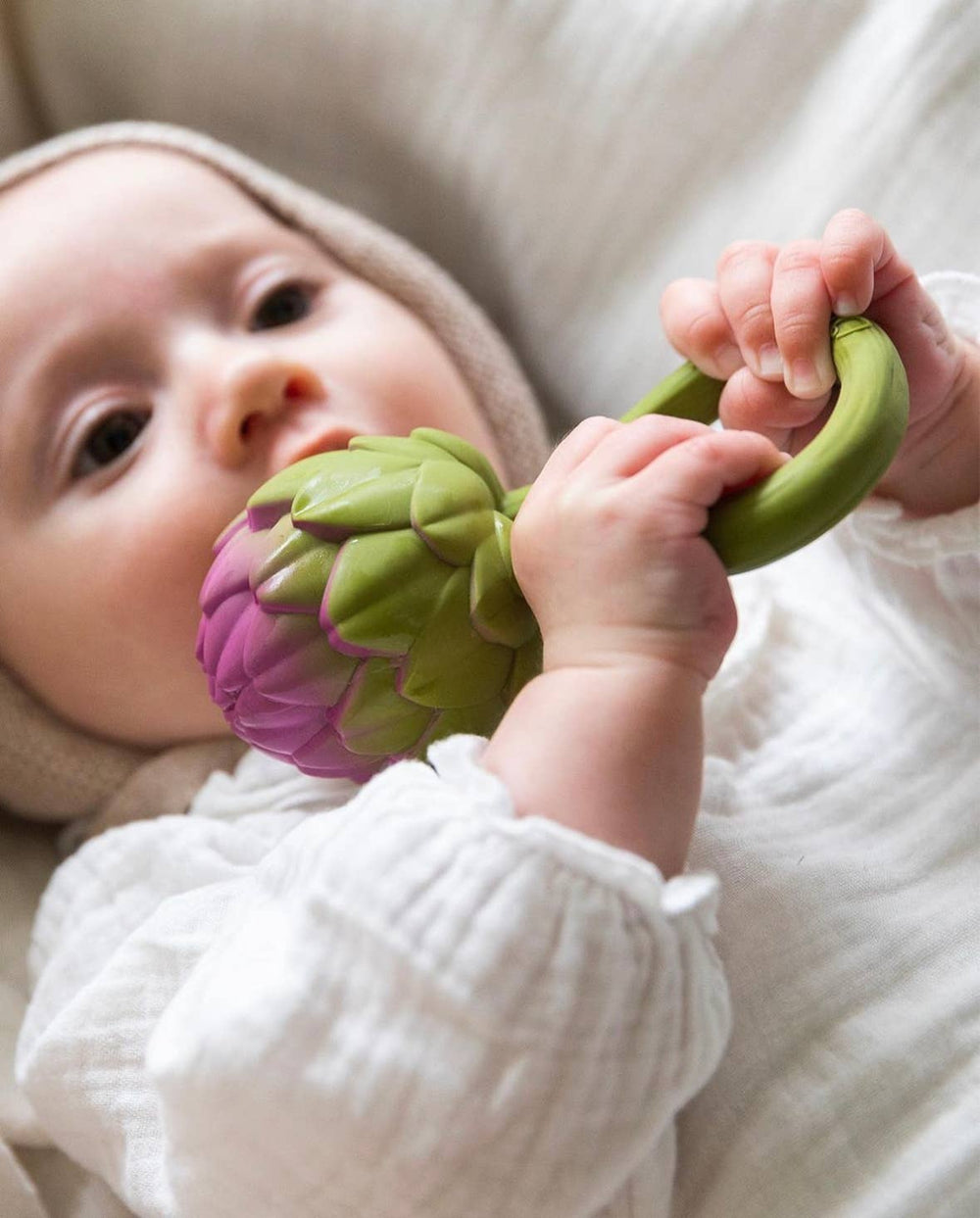 Oli & Carol Artichoke Rattle Toy model
