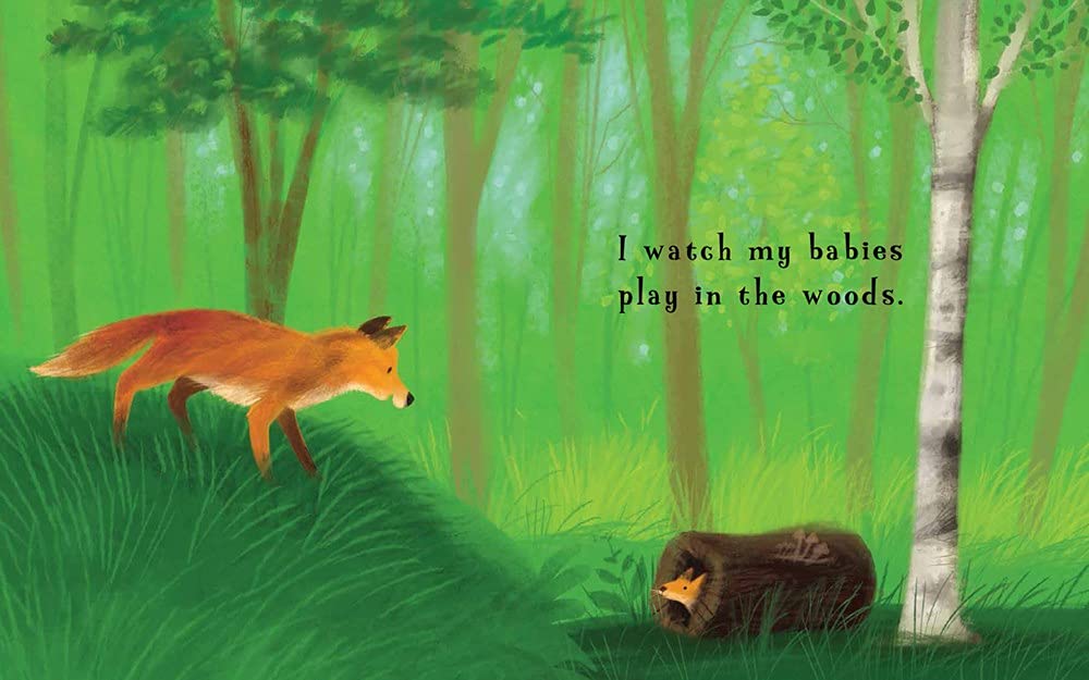 I Love My Baby board book foxes