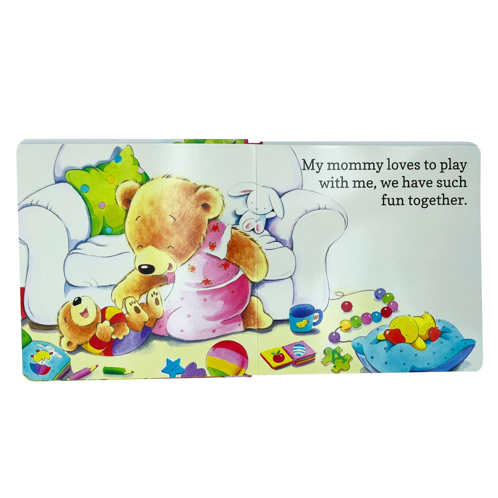 I Love My Mommy Board Book inside