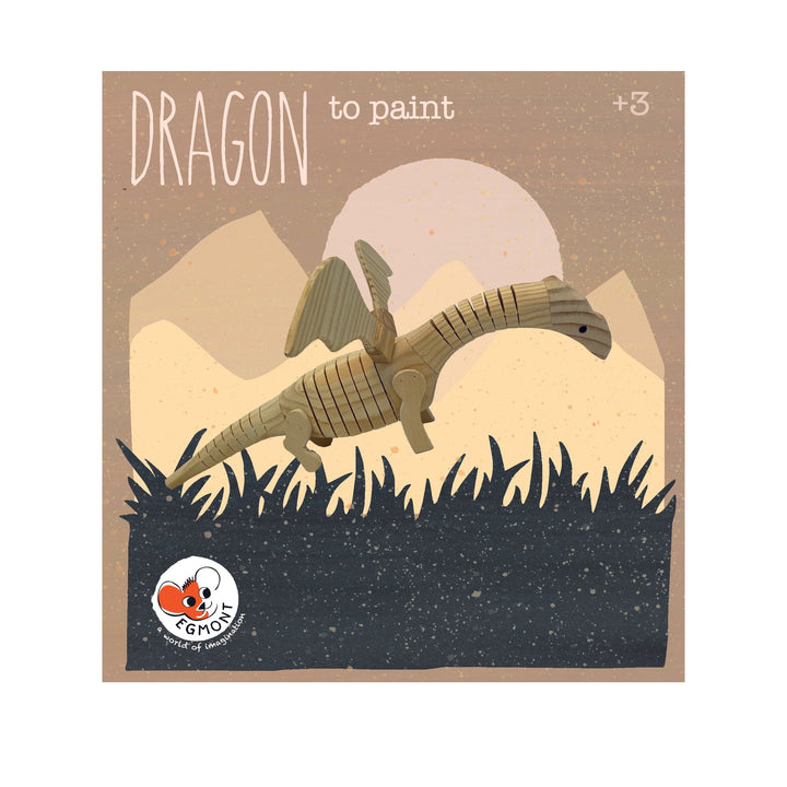 Egmont Paint Your Own Wooden Dragon Kit