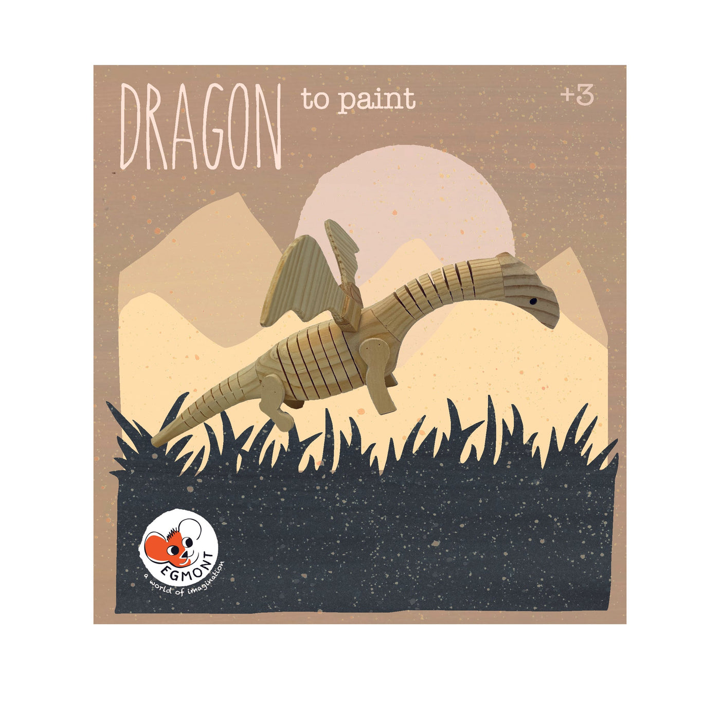 Paint Your Own Wooden Dragon Kit