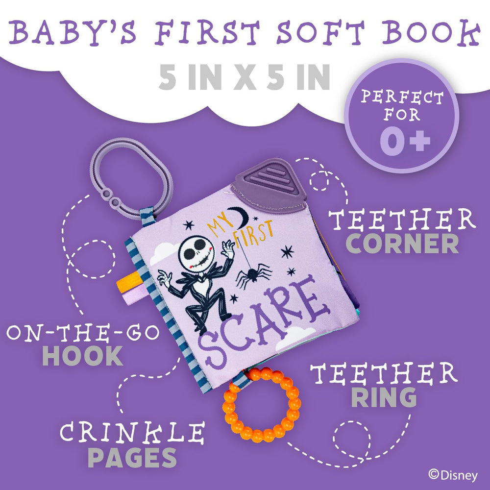 My First Scare Jack Skellington Soft Book Baby features