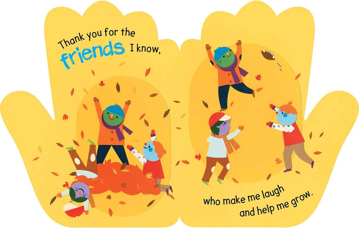 Five Little Thank-Yous book friends page