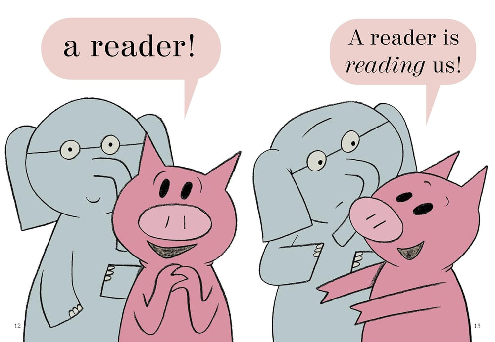 We Are on a Book Mo Willems reader page