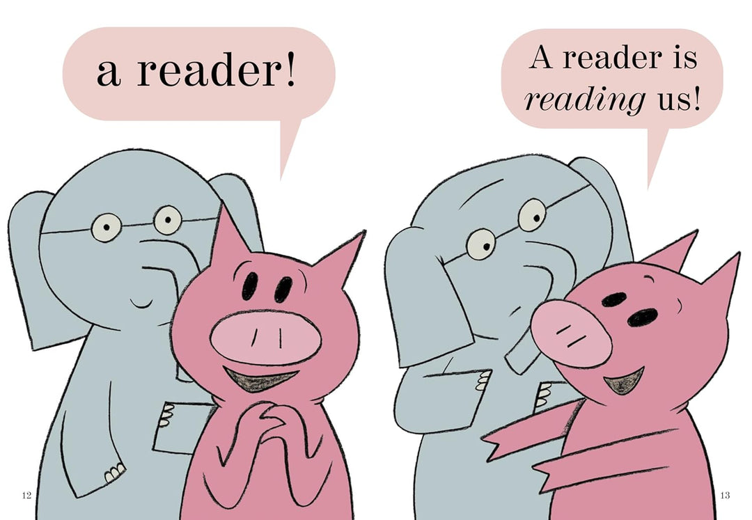 We Are on a Book Mo Willems reader page