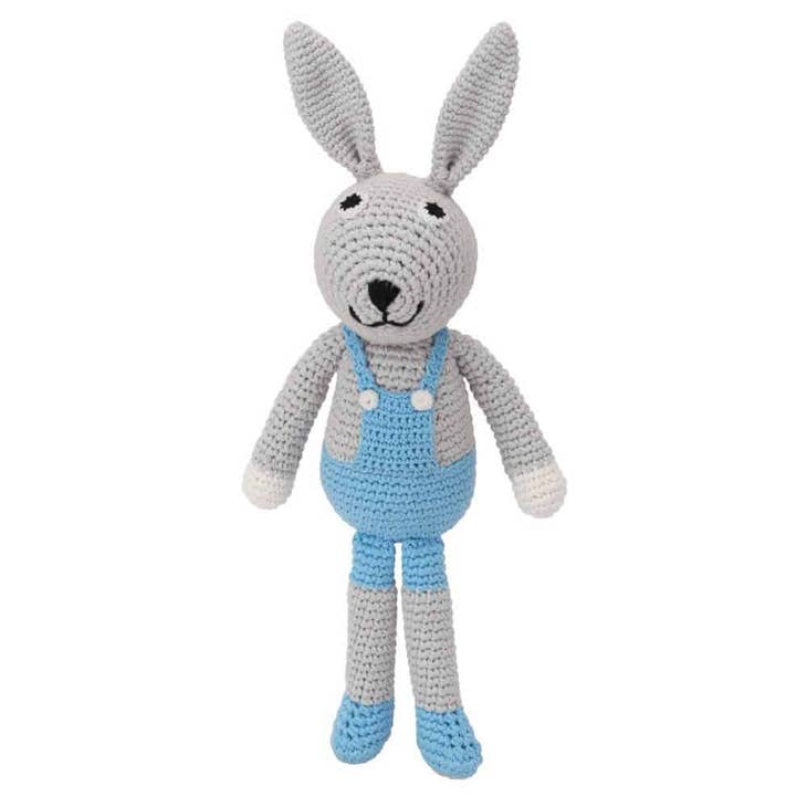 Bobby Blue Crochet Bunny