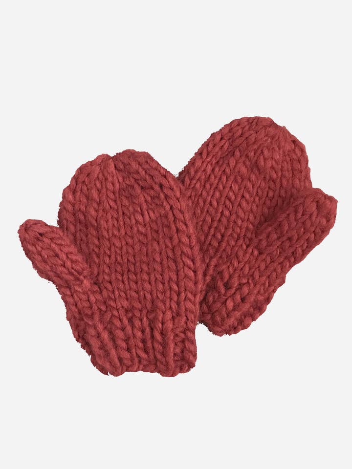 The Blueberry Hill red mittens