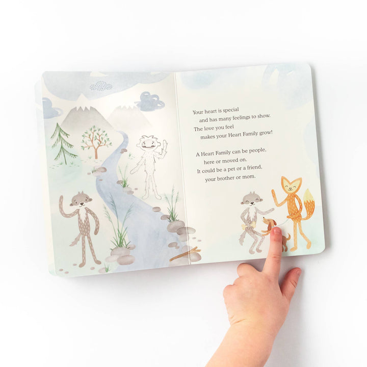 Slumberkins Otter's Building Connections Plush Snuggler Set book inside