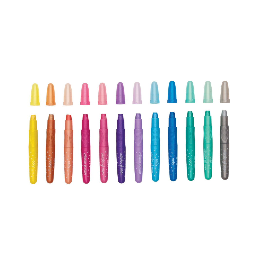 Ooly Rainbow Sparkle Watercolor Gel Crayons pens