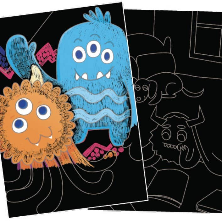 Scratch & Scribble Monsters