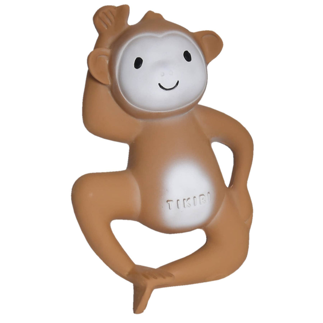 Tikiri Natural  Rubber Monkey Rattle and Teether