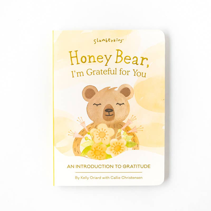 Slumberkins Honey Bear's Gratitude Plush Set book