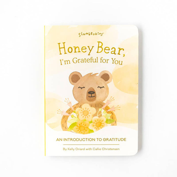 Slumberkins Honey Bear's Gratitude Plush Set book