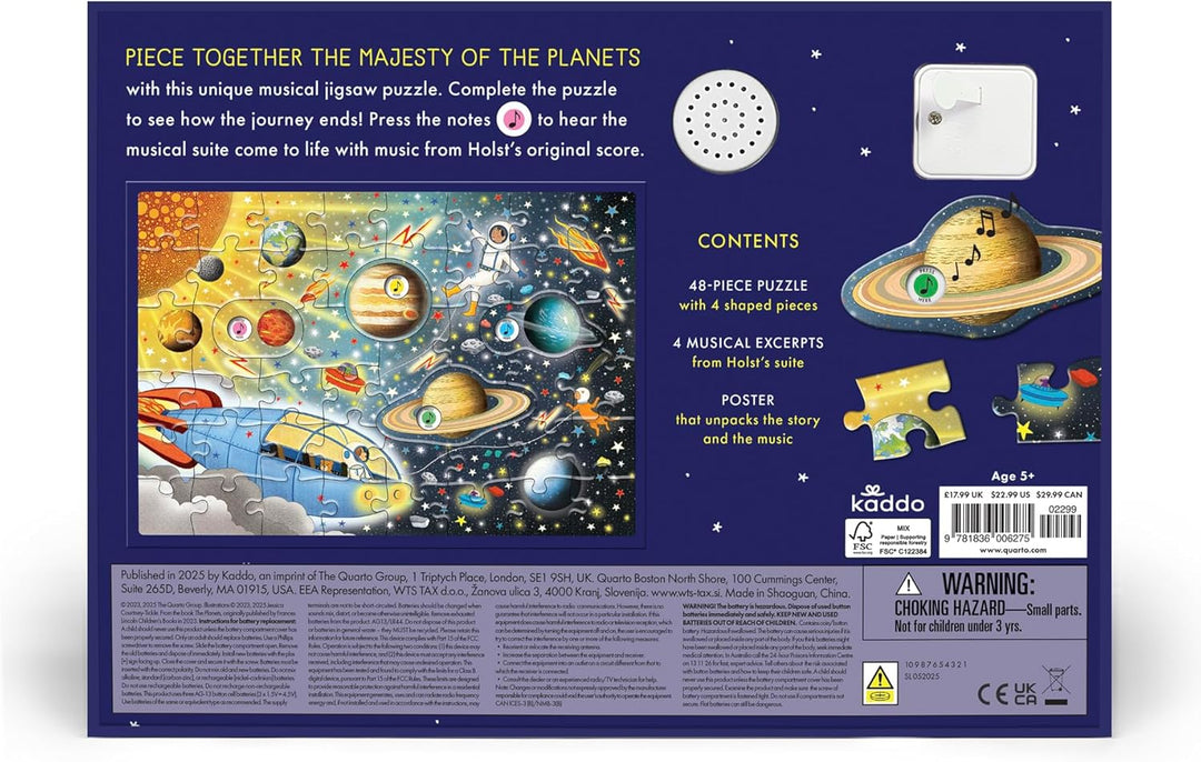 The Planets Musical Puzzle back