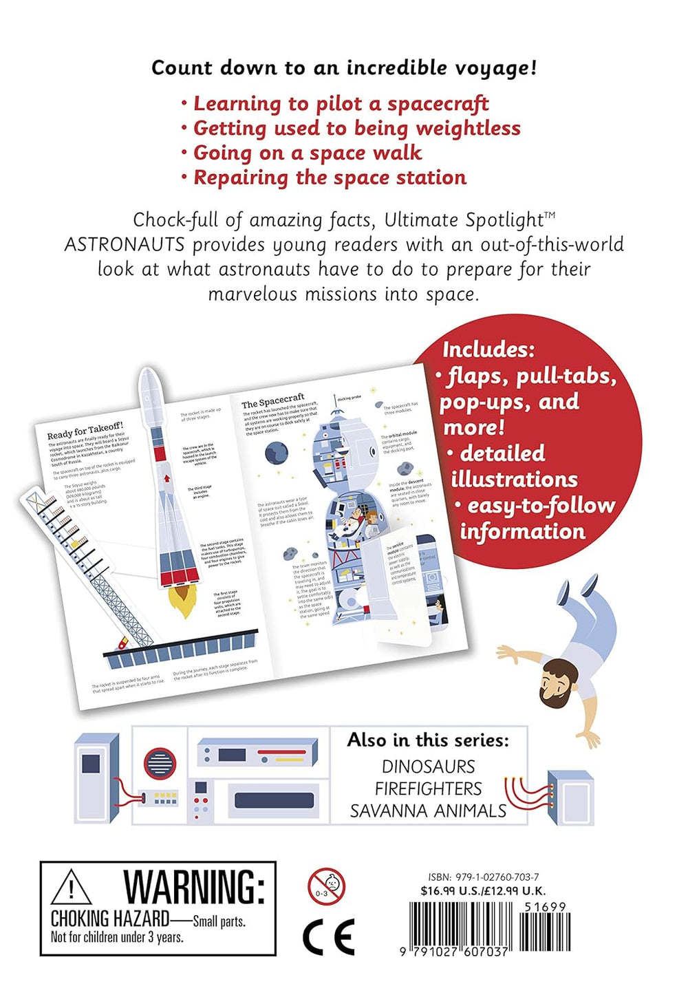 Ultimate Spotlight: Astronauts book back