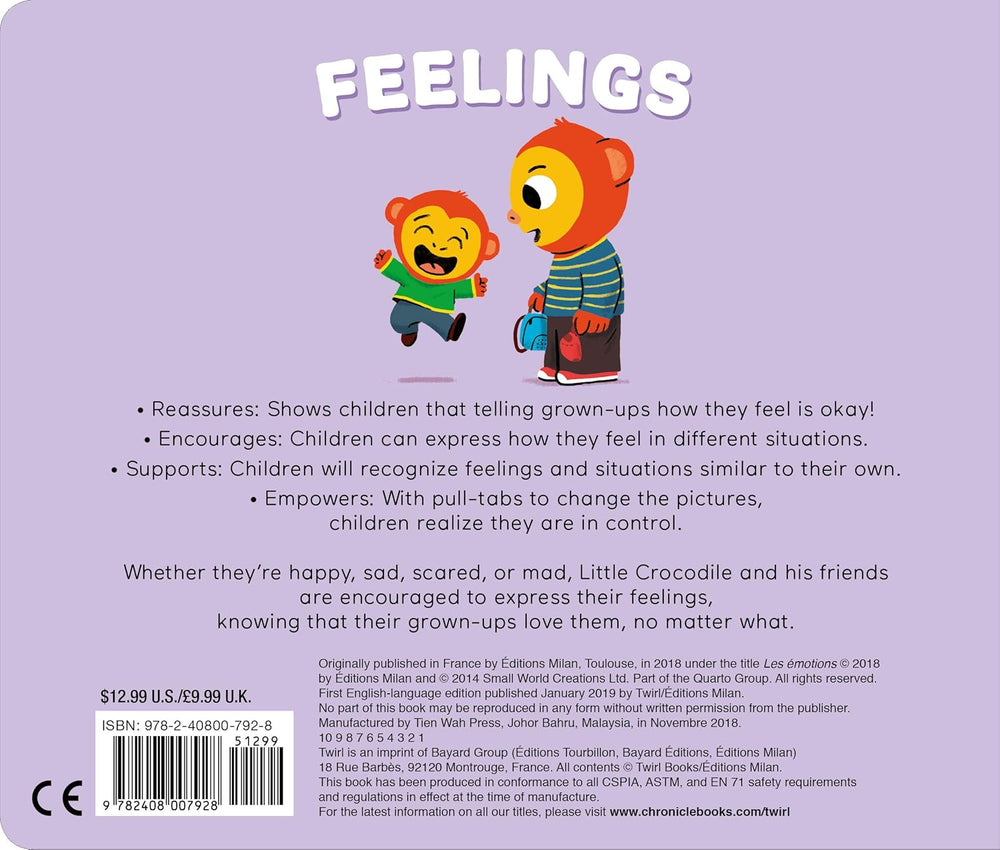 Pull & Play Feelings Board Book back
