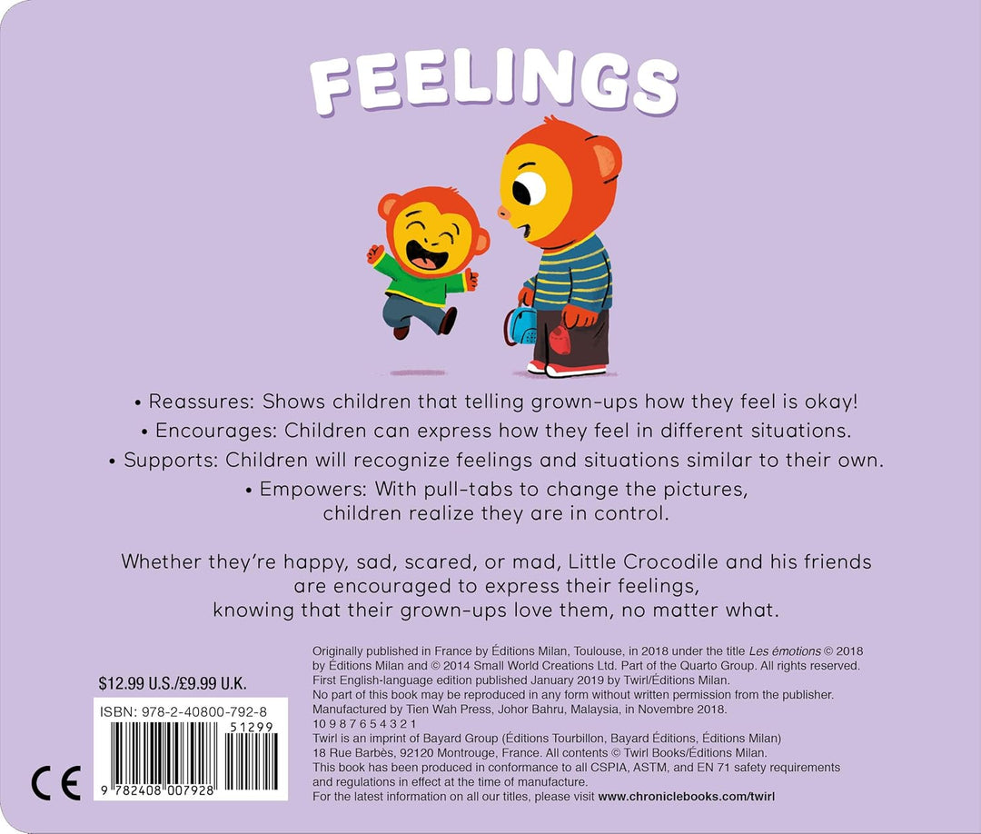 Pull & Play Feelings Board Book back