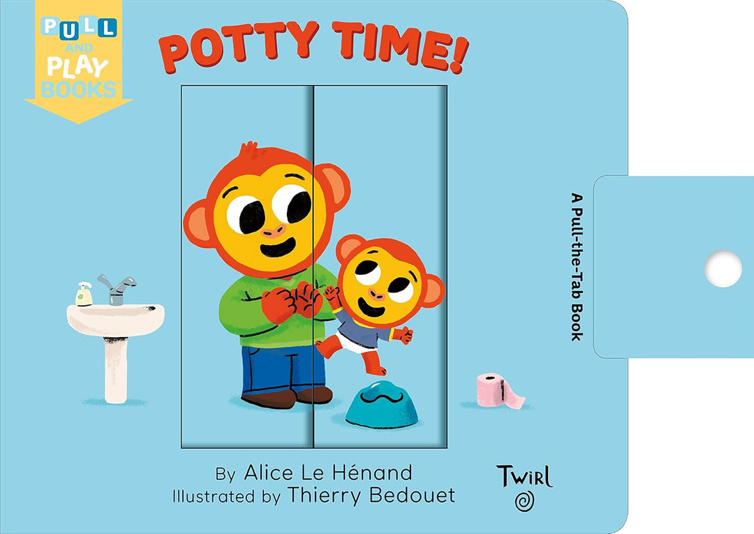 Pull & Play Potty Time book