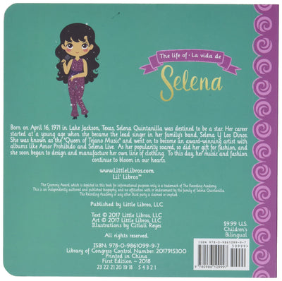 The Life of - La Vida De Selena (English and Spanish Edition)