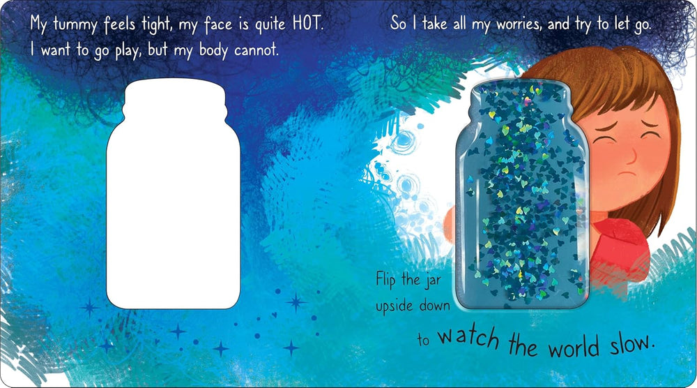 my Calm Down book jar page