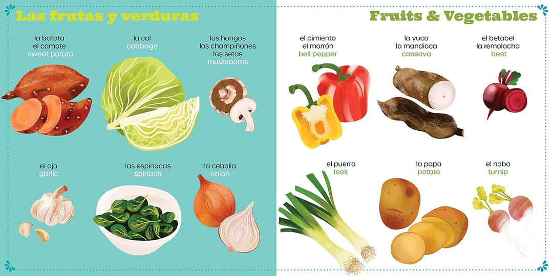 Tons of Palabras: Comida book frutas y versuras