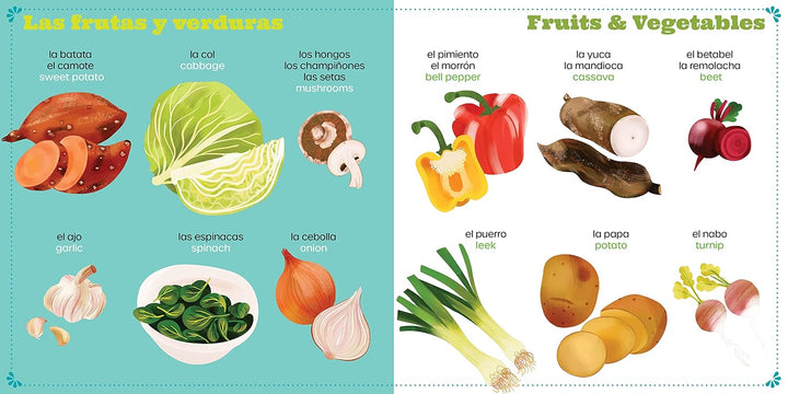 Tons of Palabras: Comida book frutas y versuras
