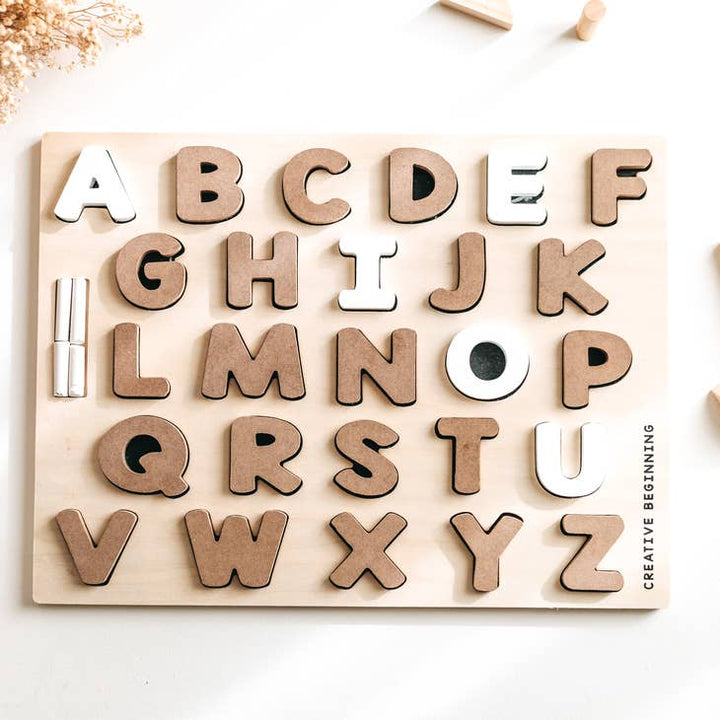 Alphabet Chalkboard Puzzle