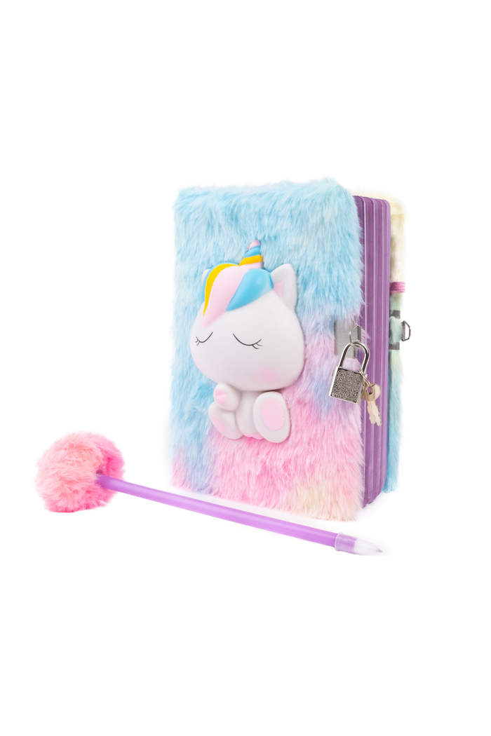 Great Pretenders White Unicorn Squishy Journal
