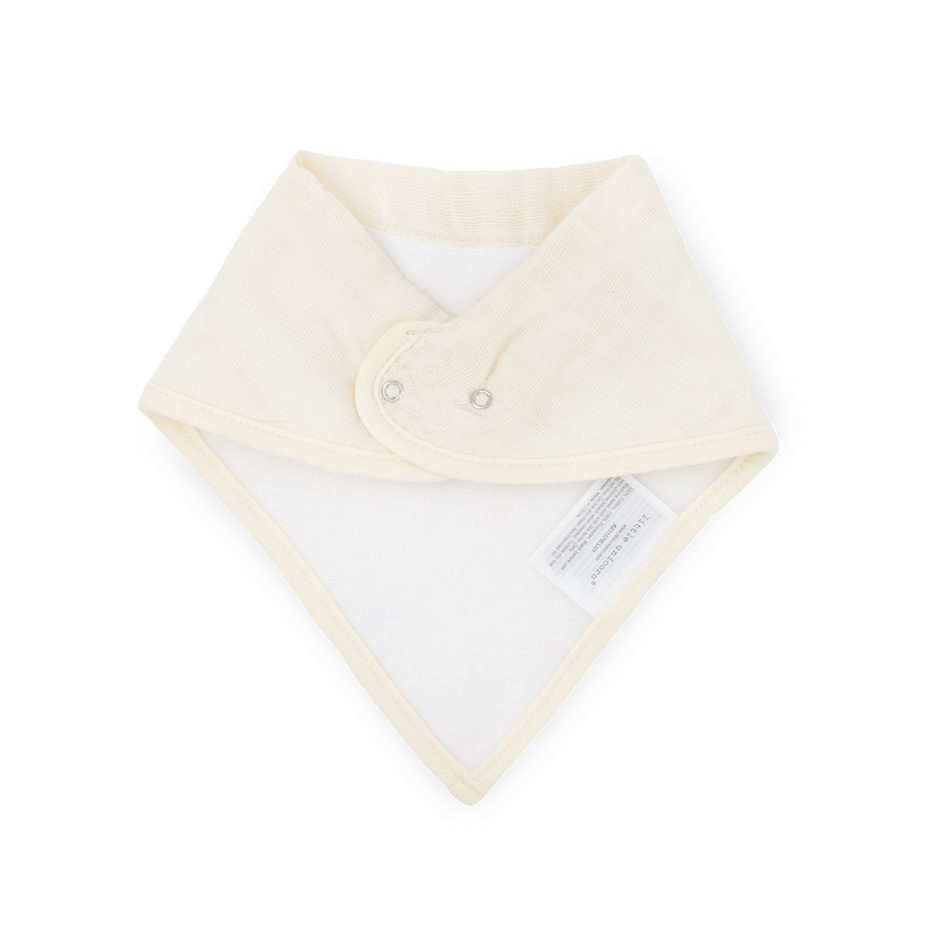 Little Unicorn Vintage Flower Bandana Bib 4 Pack white back