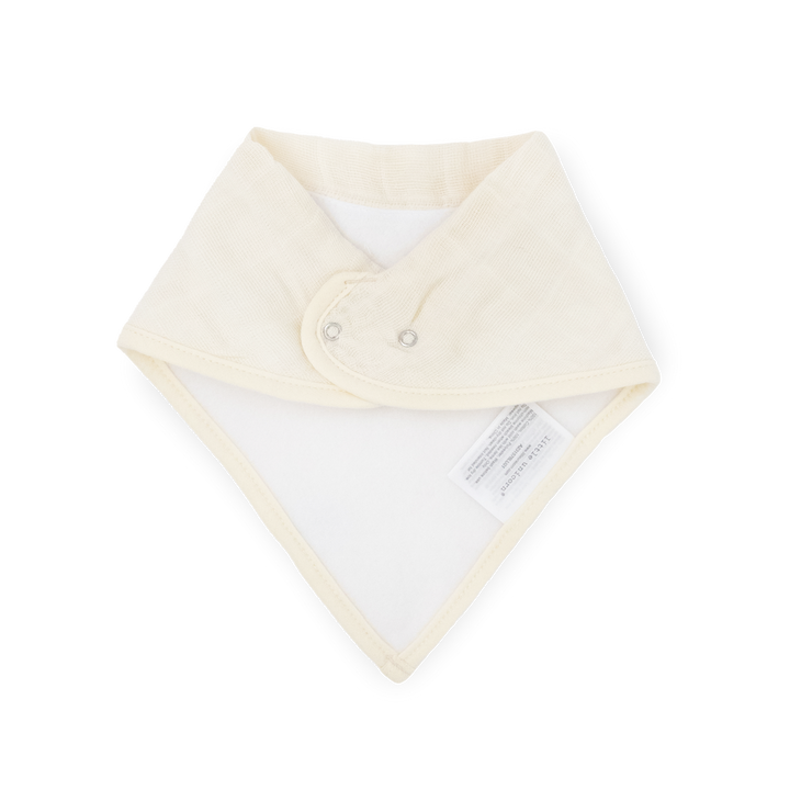 Little Unicorn Vintage Flower Bandana Bib 4 Pack white back
