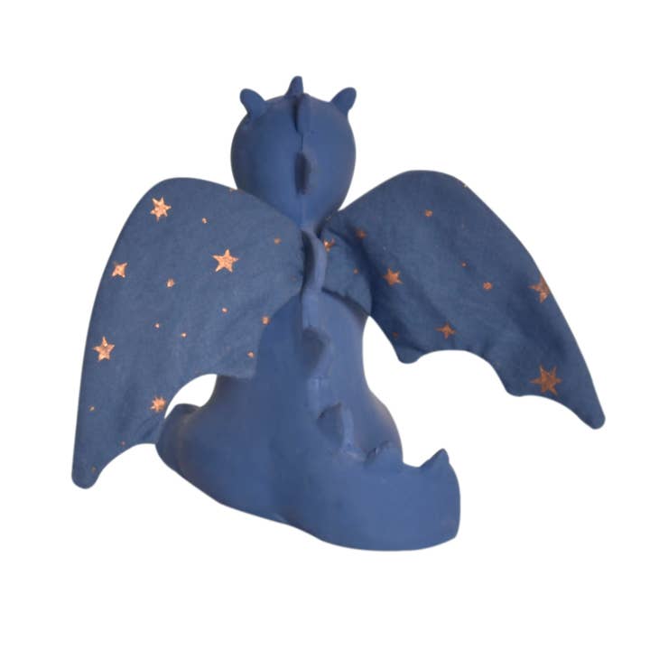 Midnight Dragon Rattle with Crinkle Wings