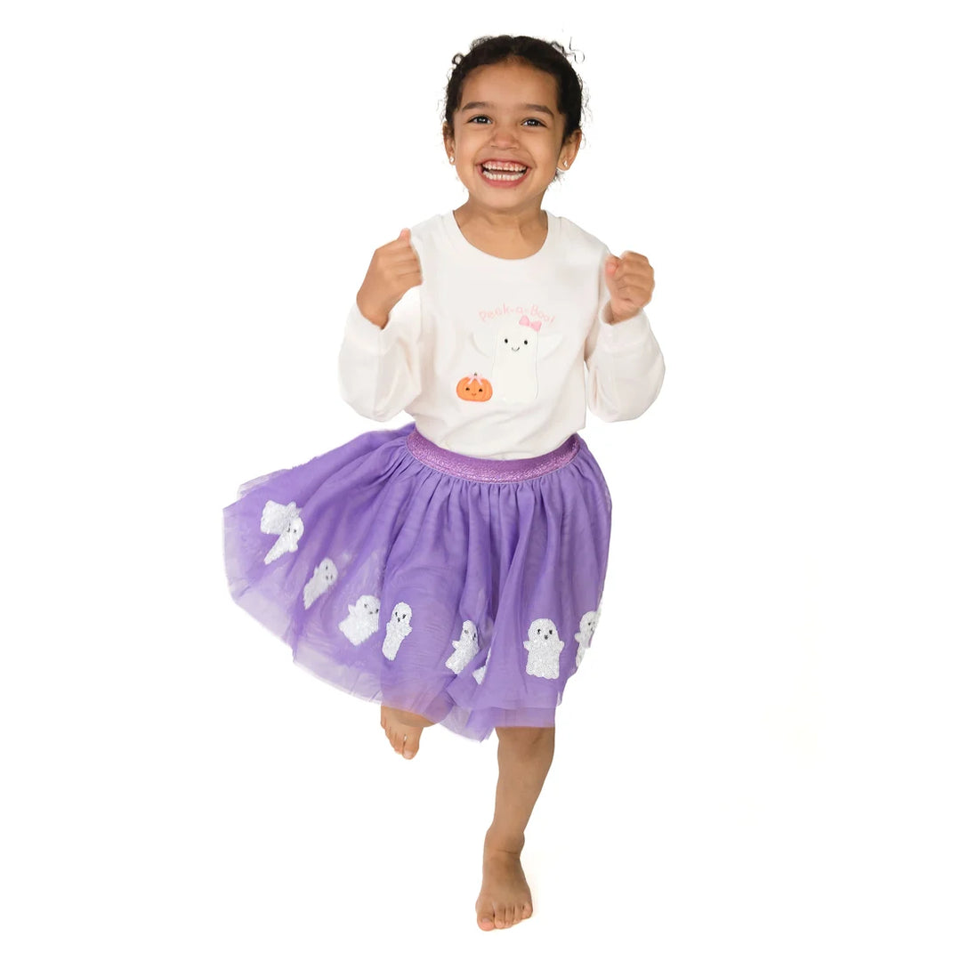 Angel Dear Ghost Tutu model standing