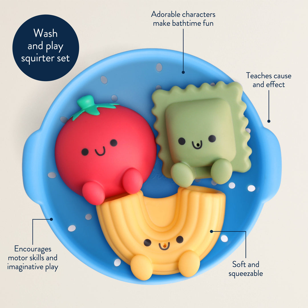 Itzy Ritzy Pasta Itzy Splash Pals features