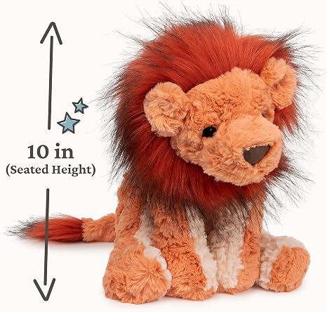 Gund Cozy Lion  height