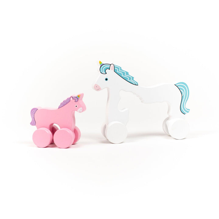 Big & Little Unicorn Push Toy