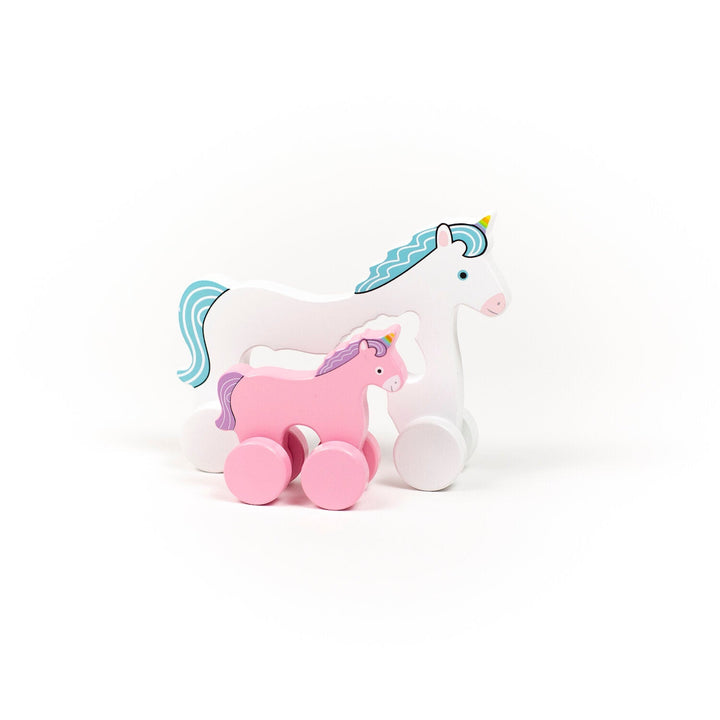 Big & Little Unicorn Push Toy