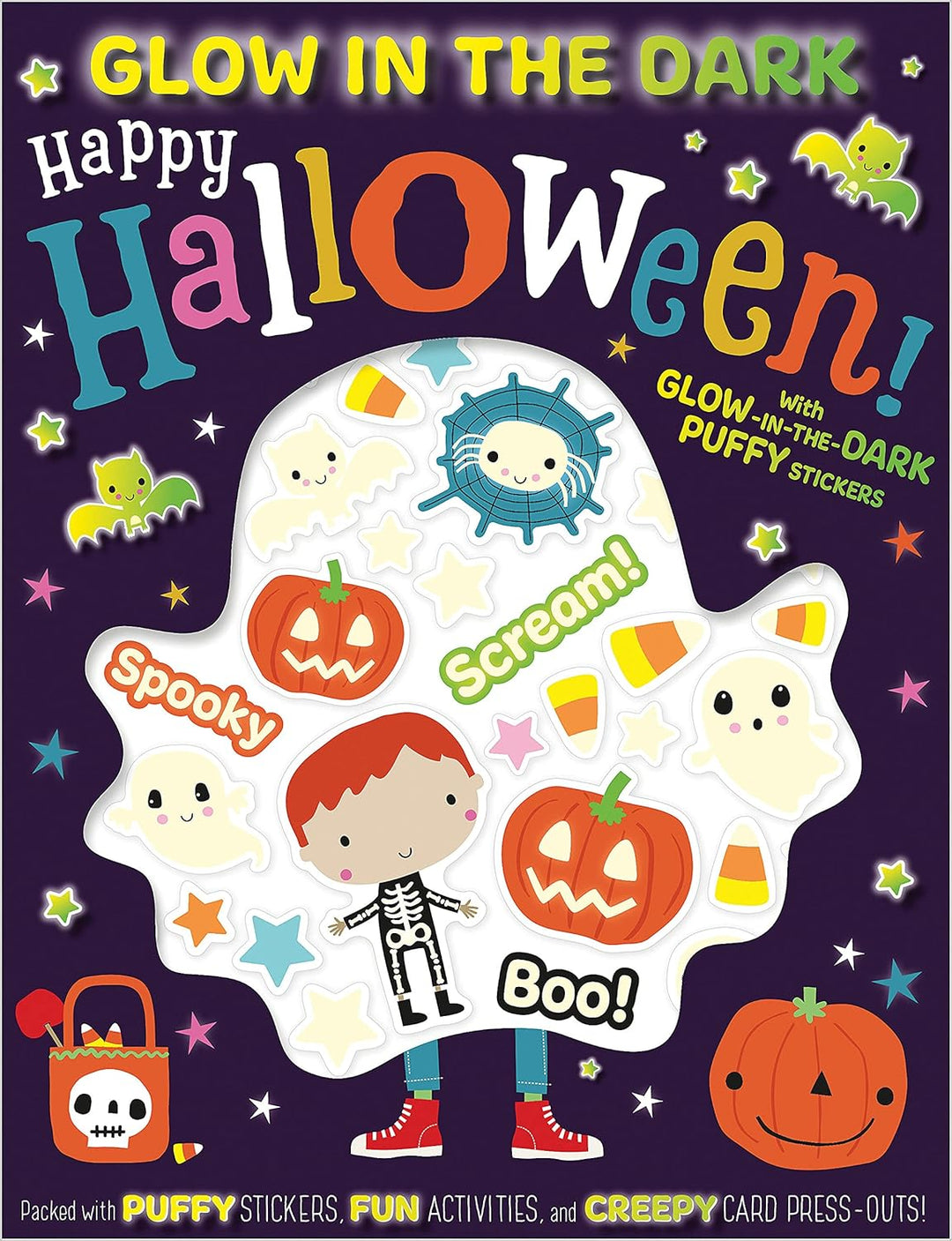 Happy Halloween Glow in The Dark sticker book