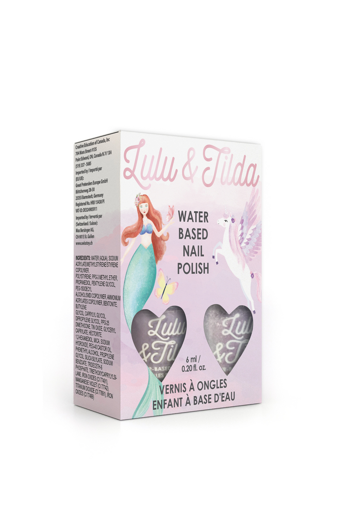 Great Pretenders Lulu & Tilda Water Based Nail Polish Pajama Party