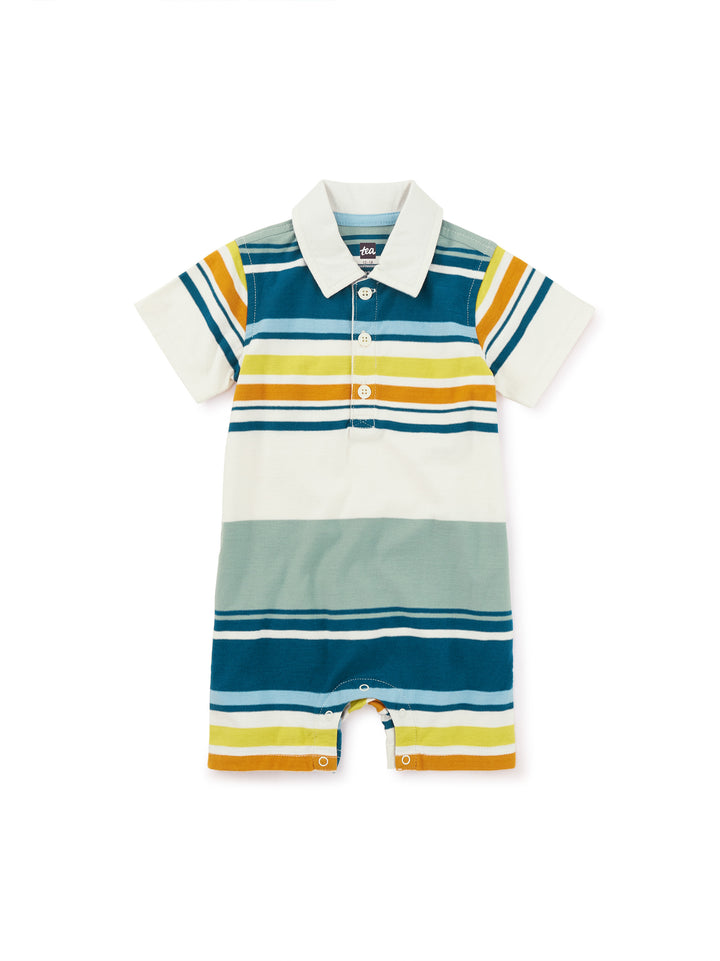 Tea Collection Sea Polo Baby Romper